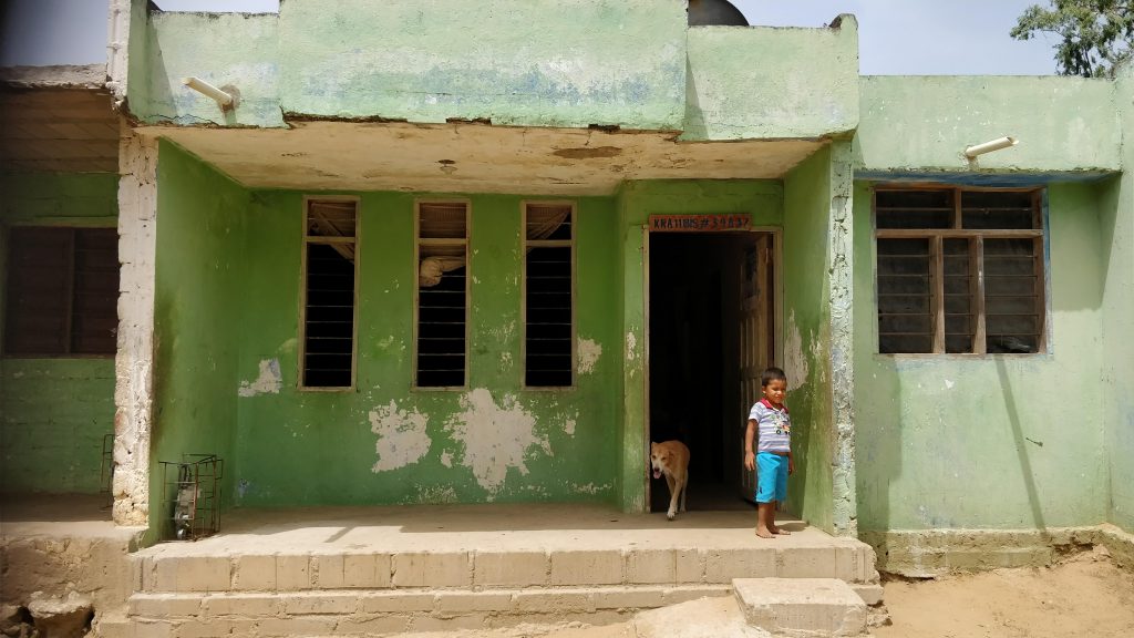 Verónica Nieves and her families house.