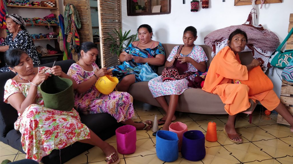 Wednesday with the Wayuu Cooperative in Riohacha.